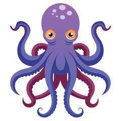 octopus vector images on white background