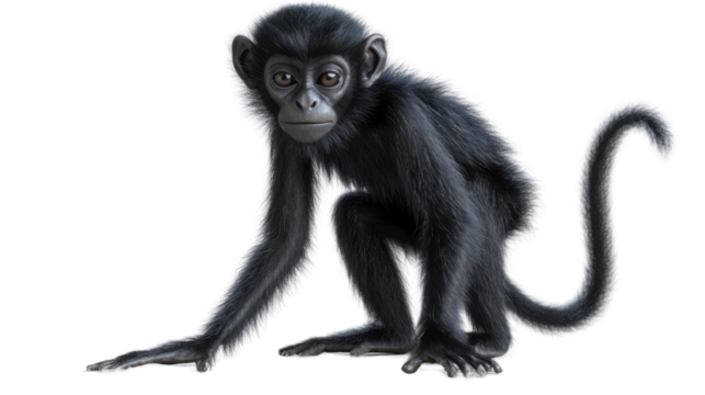 Red-faced spider monkey