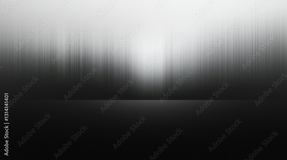 Poster abstract studio background with vertical lines and gradient shades of gray