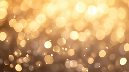 Soft focus lights creating a background with blurred luminous orbs