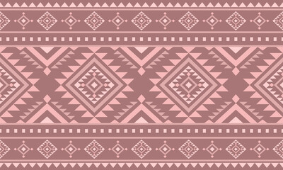 Southwest Aztec geometric Native American Mexican Navajo tribal ethnic boho indian texture ornament seamless pattern fabric colorful design vector for woven textile printing blanket rug carpet fashion
