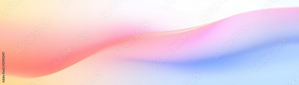 Poster a smooth gradient background with blended pastel color transitions