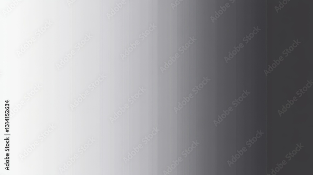 Aufkleber a simple smooth gradient transitioning from white to black on screen