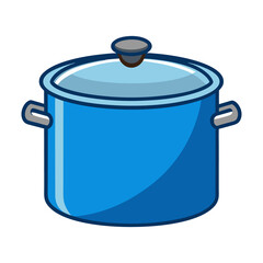 stockpot isolated on transparent background