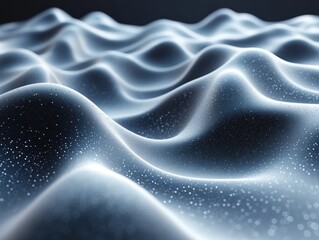 Obraz premium Dotted patterns mimicking the arrangement of quantum particles, intricate geometric layouts