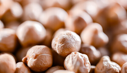 Close-up of chick peas or gram