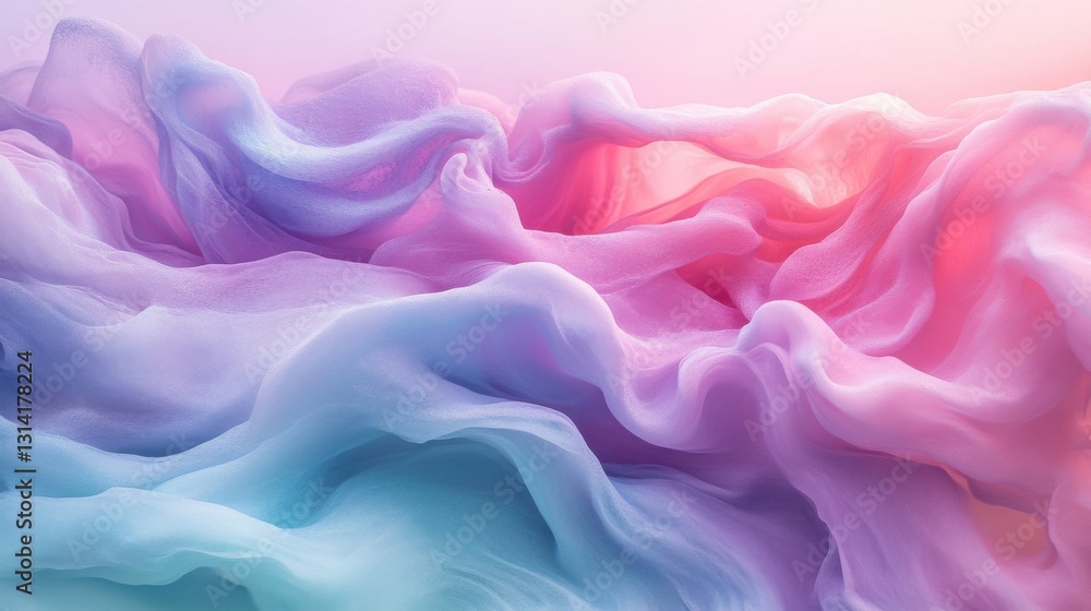 Poster liquid swirl patterns and requested a pastel cute style. abstract pastel fabric texture with flowing