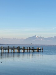 pier on the lake