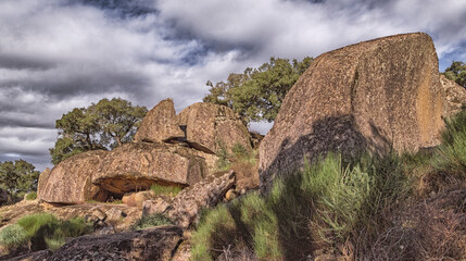 Protected Landscape Monte Valcorchero y Sierra del Gordo, UICN, Plasencia, Cáceres, Extremadura,...
