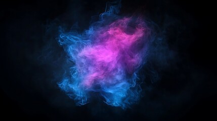 Vibrant Abstract Smoke Effects in Blue and Pink