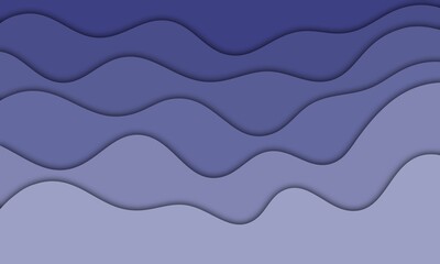 Abstract paper cut purple background. Multi layers purple gradient papercut design. Origami papercut suitable for your design