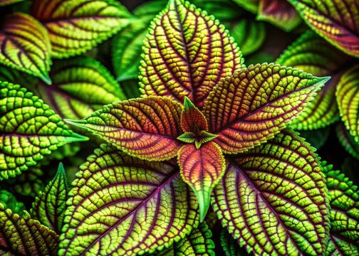 Exquisite macro photography reveals stunning Foide plant details with vivid colors, sharp focus, and rich textures.