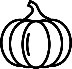 Pumpkin Line Icon