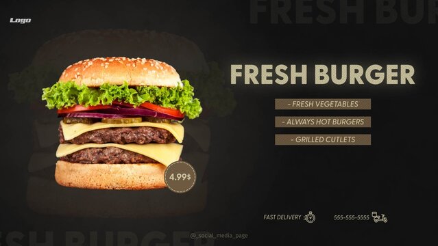 Food Delivery: Burger Style