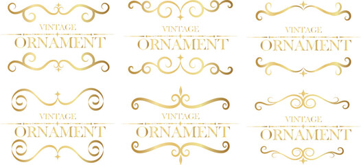  Hand painted golden jute color vintage set . 