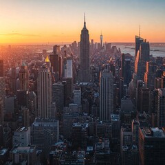 Naklejka premium new york city