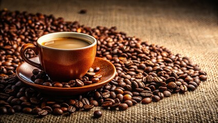 Simple, aesthetic coffee bean and cup images: minimalist coffee photography celebrating the love of coffee.