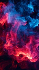 Abstract Smoke Background: Mesmerizing Texture of Color and Light