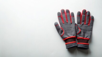 High-Contrast Thermal Gloves Flat Lay: Winter Warmth & Comfort