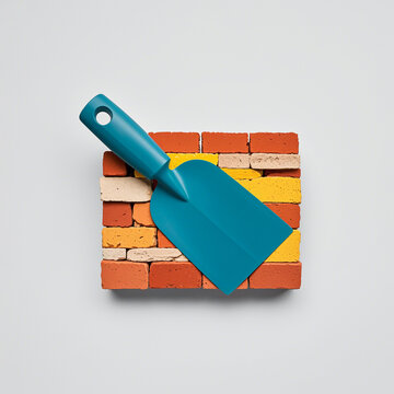 recommend clip art: Masonry Trowel on white background
