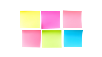 sticky notes transparent background png