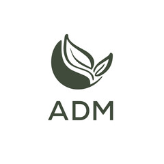 Fototapeta premium ADM LOGO DESIGN VECTOR TEMPLATE