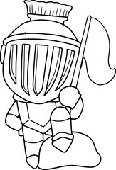 knight doodle