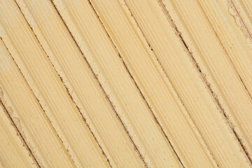 A close-up, top-down view shows several wafer biscuits arranged in parallel rows, highlighting their texture and light beige color