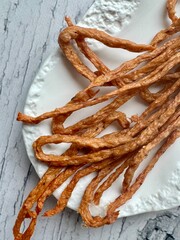 Chicken jerky sticks home made
