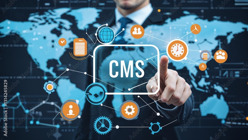 Poster global content management systems (cms)