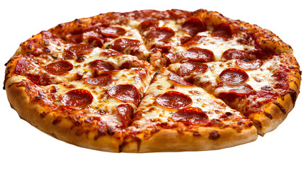 pizza on transparent background. Italian food concept