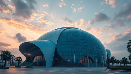 Obraz premium futuristic building