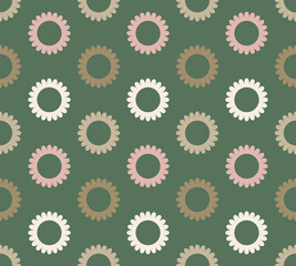 Pattern background for design. Colorful shapes seamless pattern.