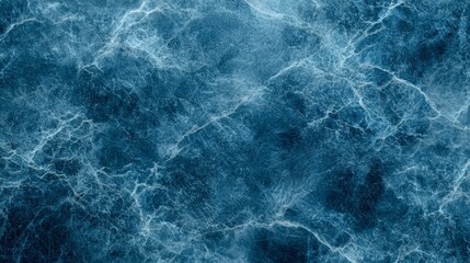 Fototapeta premium Deep Blue Marble Texture Seamless Background Pattern