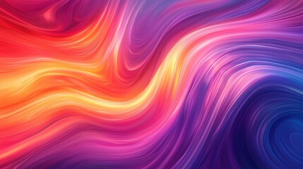 Obraz premium Abstract Swirling Color Waves Background