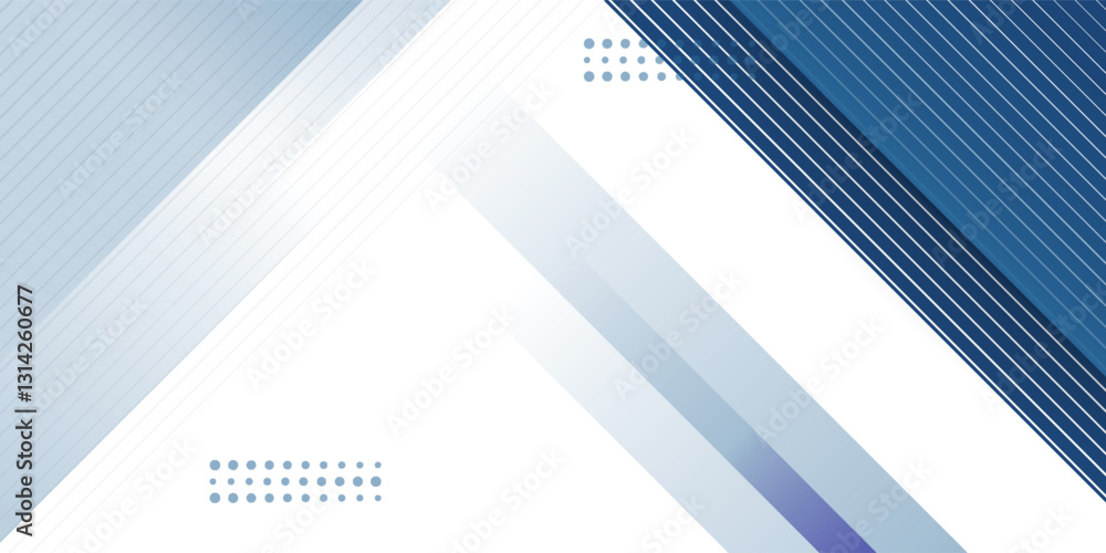 Poster blue abstract background with white color. abstract blue background with square shapes. modern simpl