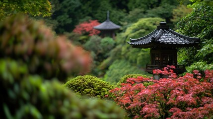 Autumn Japanese garden
