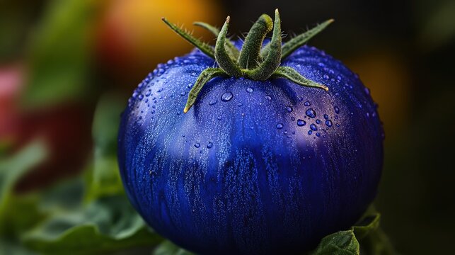 The blue tomato, an unusual fruit that grew only under the blessings of Zeus, was said to bring courage to those in battle.