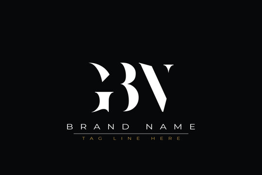 GBN abstract letter logo design. This logo is designed by three abstract letters.