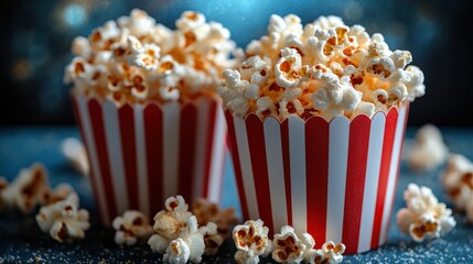 Delicious Popcorn Buckets Ready for Movie Night at Home or Theater