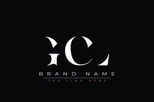 GCL abstract letter logo design. This logo is designed by three abstract letters.