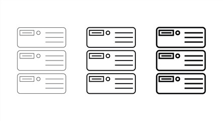 business data and storage icons. Contains icons related to statistics, cloud, storage, administrator, network, settings, authentication, algorithms, servers.