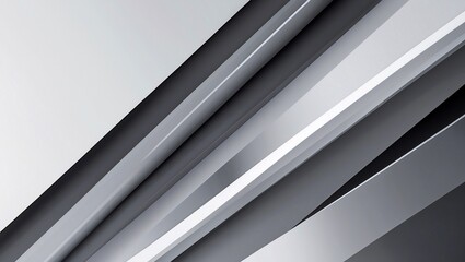 Fototapeta premium Dynamic gray and white gradient with diagonal lines