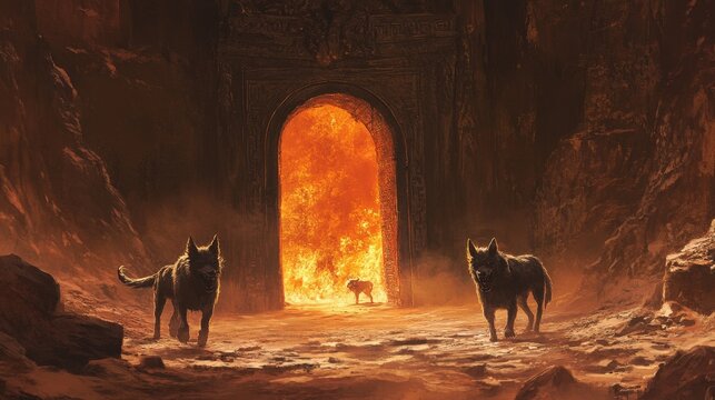 The gates of the Underworld, guarded by the three-headed dog Cerberus, represented the ultimate no-entry zone in Greek mythology