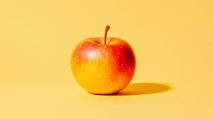 Single Red and Yellow Apple