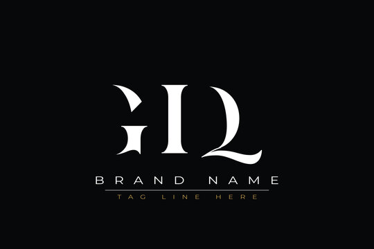 GIQ abstract letter logo design. This logo is designed by three abstract letters.