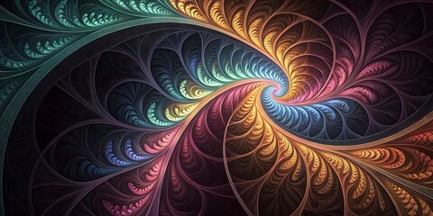 abstract fractal background