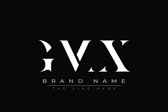 GMX abstract letter logo design. This logo is designed by three abstract letters.