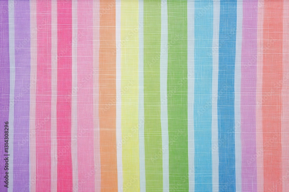 Poster colorful vertical stripes in a rainbow palette create a cheerful pattern with a slight gradient, evo