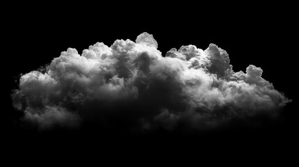 Thunderstorm clouds, ominous and dark isolated